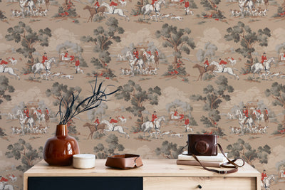 Foxhounds | Peel & Stick Wallpaper