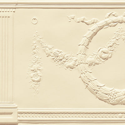 Adelphi Frieze Paintable Embossed Wallpaper