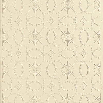 Amelia Paintable Embossed Wallpaper