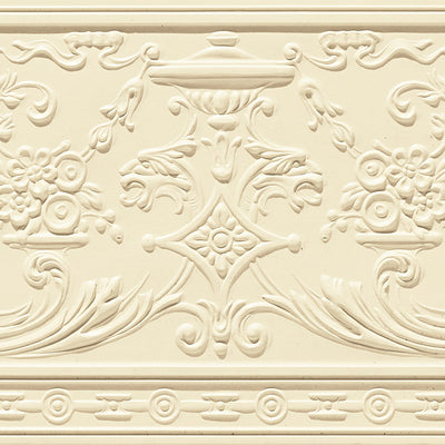 Empire Frieze Paintable Embossed Wallpaper