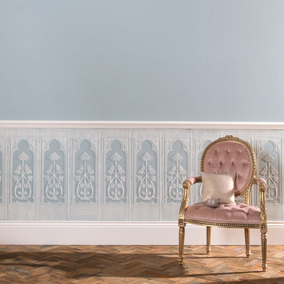 Gothic Dado Paintable Embossed Wallpaper