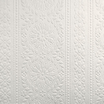 Original Townsend Paintable Embossed Wallpaper