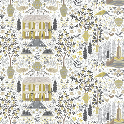 Camont Wallpaper - Linen/Gold