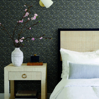 Tapestry Wallpaper - Black/Beige