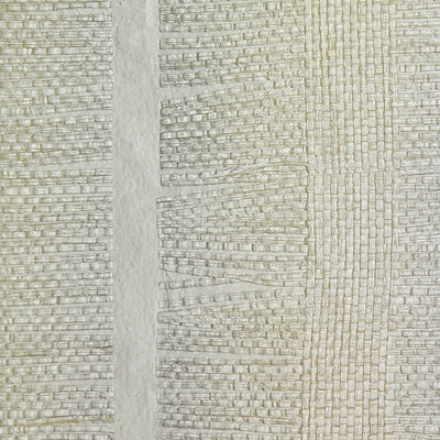 Off White Paper Jute Wallpaper