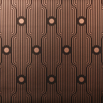 Open Bar Wallpaper - Rose Gold