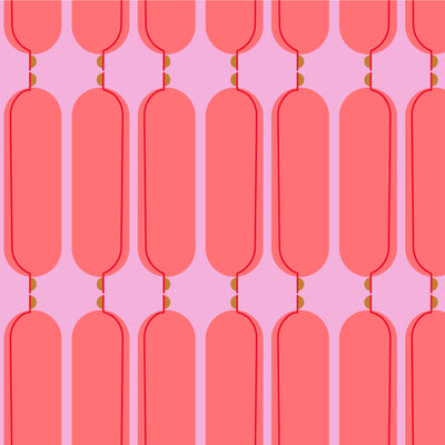 Grapevine Wallpaper - Pink