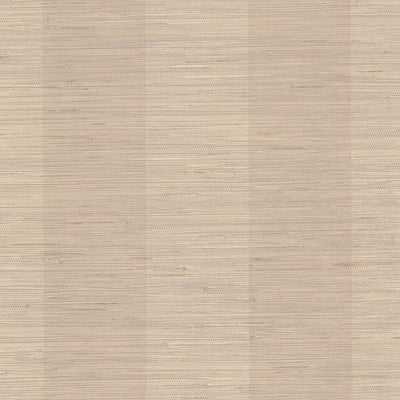 Oakland Mauve Grasscloth Stripe Wallpaper