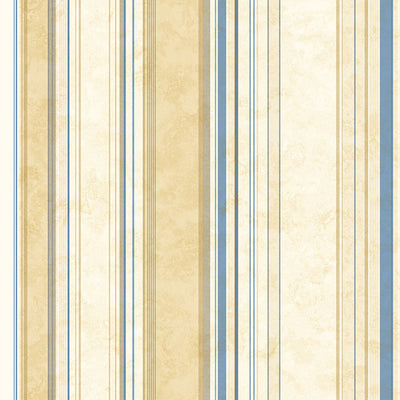 Cape Elizabeth Navy Lookout Stripe Wallpaper