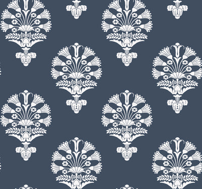 Luxor Wallpaper - Navy