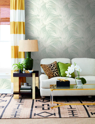 Palmetto Wallpaper - Gray