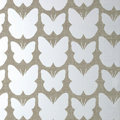 Aldora Wallpaper - Silver on Charcoal