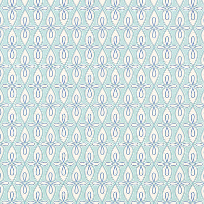 Bribie Wallpaper - Turquoise