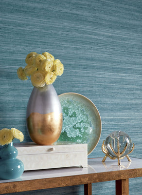 Wild Silk Wallpaper - Turquoise