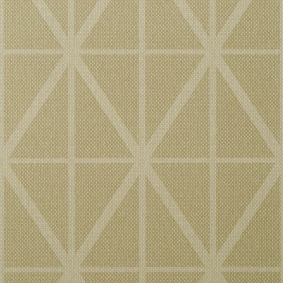 Cafe Weave Trellis Wallpaper - Camel