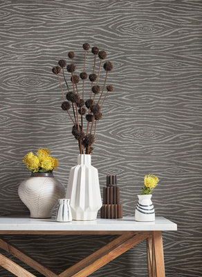 Haywood Wallpaper - Charcoal