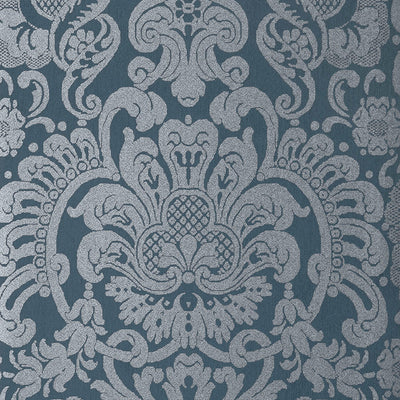 Dorian Damask Wallpaper - Navy