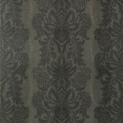 French Quarter Damask Wallpaper - Charcoal