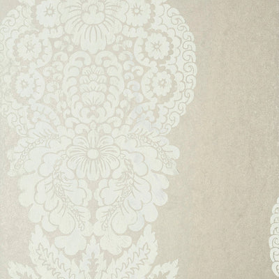 Rowan Damask Wallpaper - Champagne Pearl