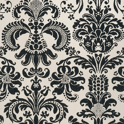 Ashley Wallpaper - Black on Cream