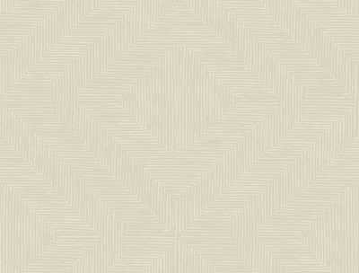 Diamond Channel Wallpaper - Beige