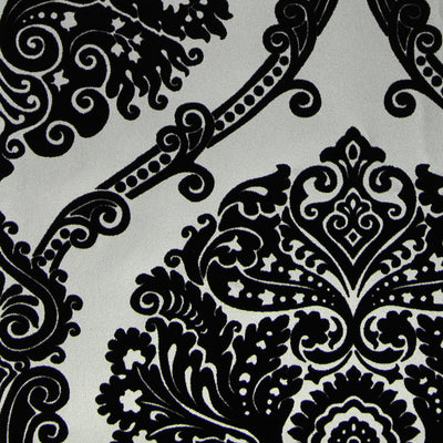 VV140 - Lattice Damask Flocked Wallpaper