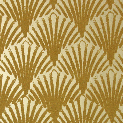 VV143 - Art Deco Fans Flocked Wallpaper