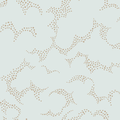 Himmel Mint Abstract Dots Wallpaper