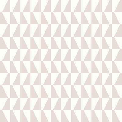 Trapez Blush Geometric Wallpaper