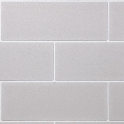 Cream Subway Tile Wallpaper